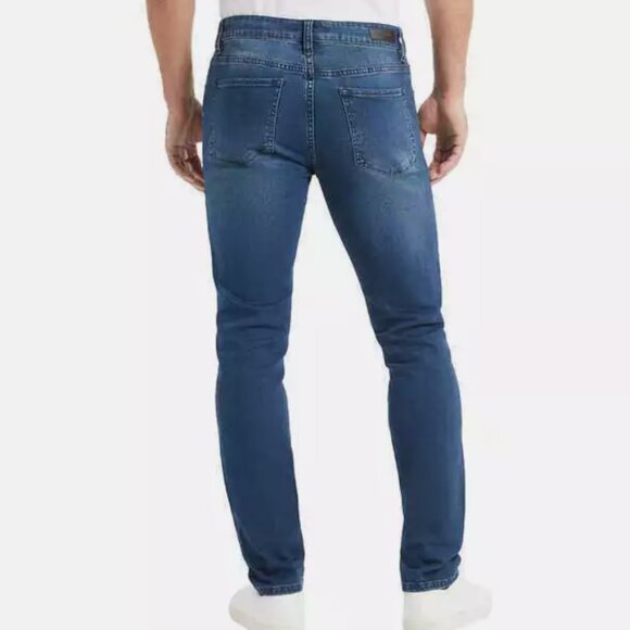 Kenneth Cole Men's Straight Leg Jeans Stretch Denim Blue Size 40x29 - Picture 4 of 12